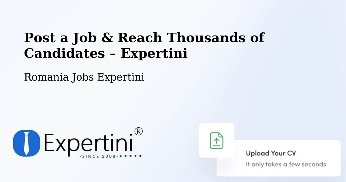 Post a Job in Lăpușna – Hire the Right Talent - Lăpușna, Romania Jobs Expertini